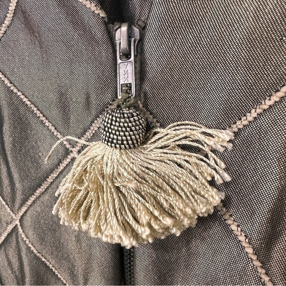 Woman’s formal jacket blazer size 1X plus size gold diamond wedding winter - Picture 3 of 14